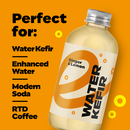 ORGANIC Pasteurised 5 Litre Bag in Box of Non-alcoholic Fermented Water Kefir Tea Base - Manna-FIR