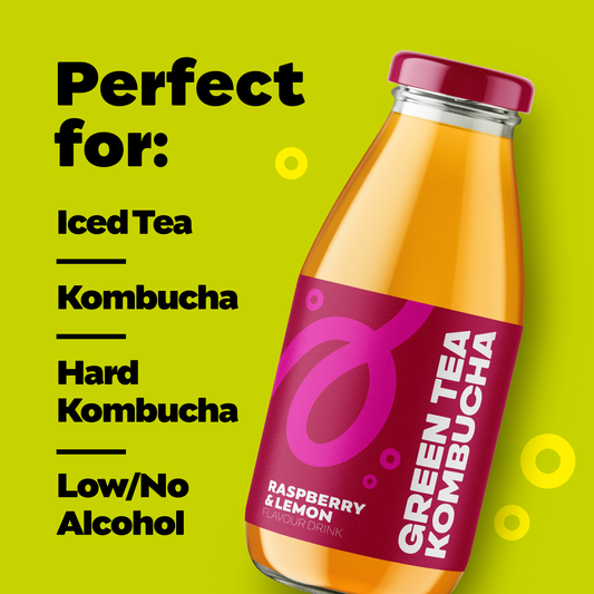 ORGANIC Pasteurised 5 Litre Bag in Box of Non-alcoholic Fermented Black Tea Kombucha - Manna-KN